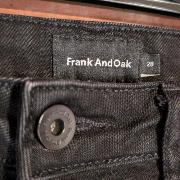 Frank & Oak Women's High Rise Jeans - Charcoal - Picture 9 of 11